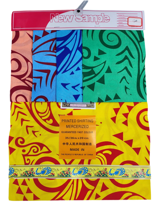 Printed 35/36” Polyester TTC Fabric - 20 yard roll