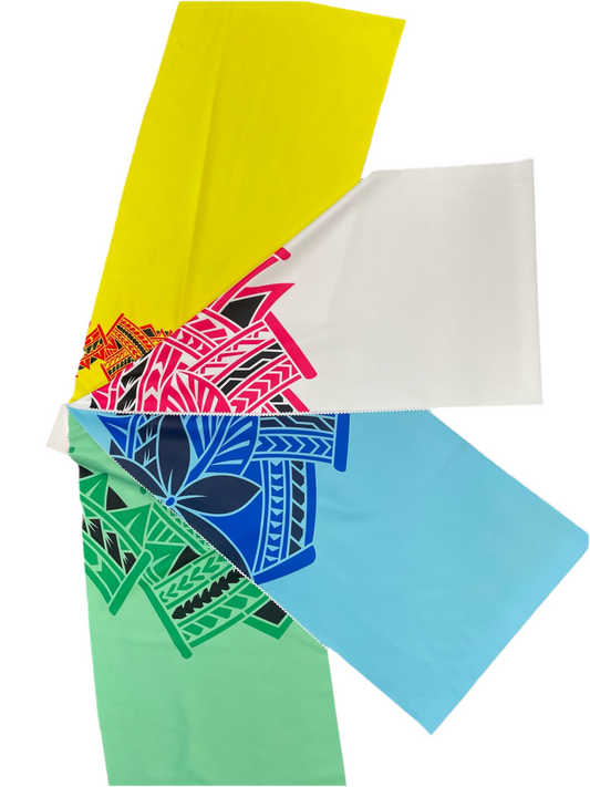 Printed polyester 2 way stretch fabric 57/58” width - price per meter