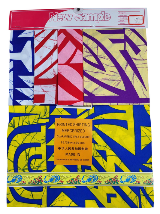 Printed 35/36” Polyester TTC Fabric - 20 yard roll