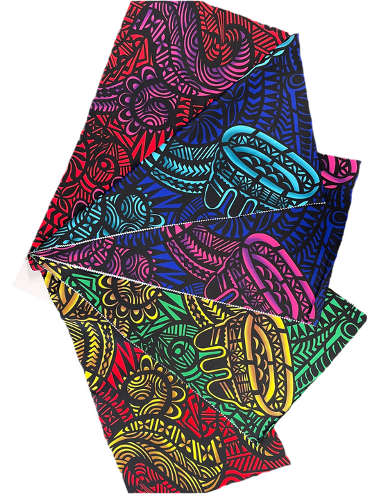 Polyester printed mini Matt fabric 57/58” width - price per meter