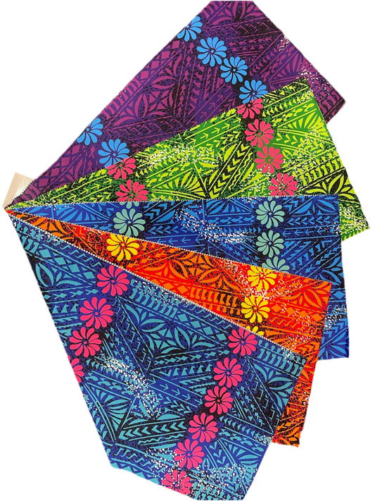 Polyester printed mini Matt fabric 57/58” width - price per meter
