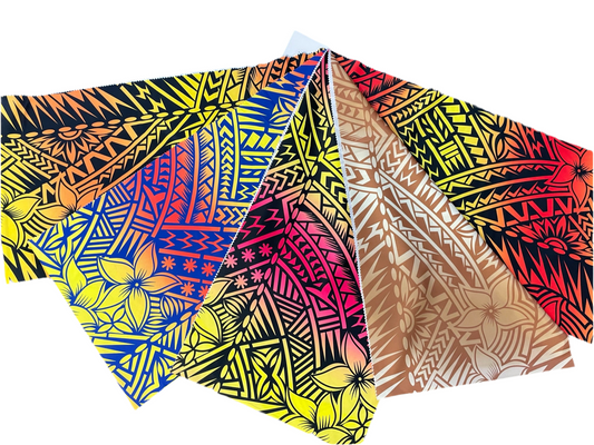 Printed polyester 2 way stretch fabric 57/58” width - price per meter