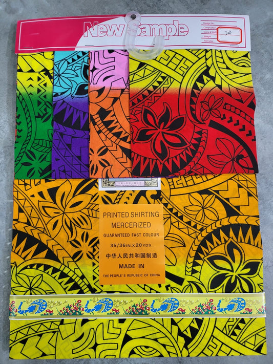 Printed 35/36” Polyester TTC Fabric - 20 yard roll
