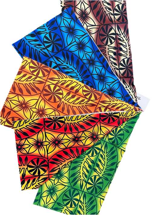 Printed polyester 2 way stretch fabric 57/58” width - price per meter