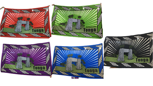 Tonga Ha’amonga sarong 2 yards polyester peachskin - price per piece